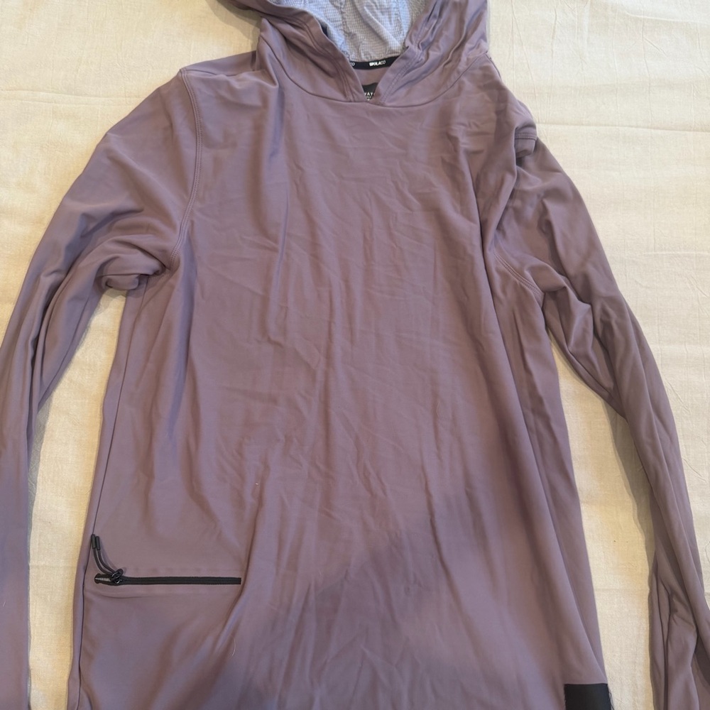 Wolaco Purple Hooded Sweatshirt with Pocket